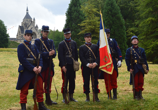 Membres de l'association du Poilu de la Marne