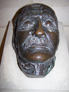 Masque mortuaire du Maréchal Foch | Mémorial des batailles de la marne 1914 - 1918