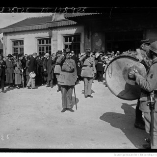 Arrivée du Maréchal Foch à la gare de Dormans