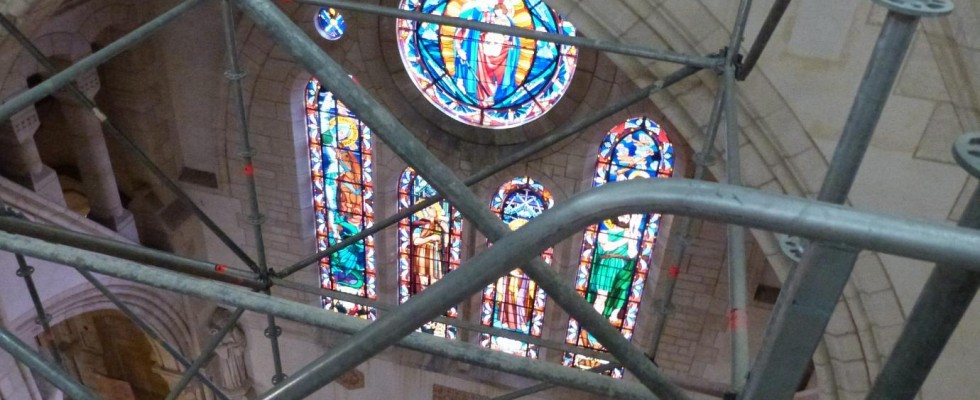 Restauration de la coupole et de la croix de guerre