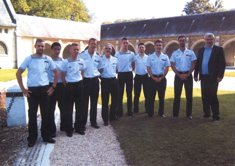 Le BCR « LA MARNE » en visite au mémorial